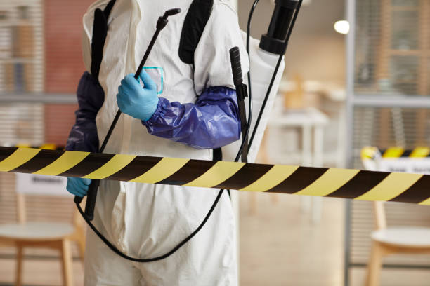 Professional Biohazard Cleanup technician working in Perrysville, IN